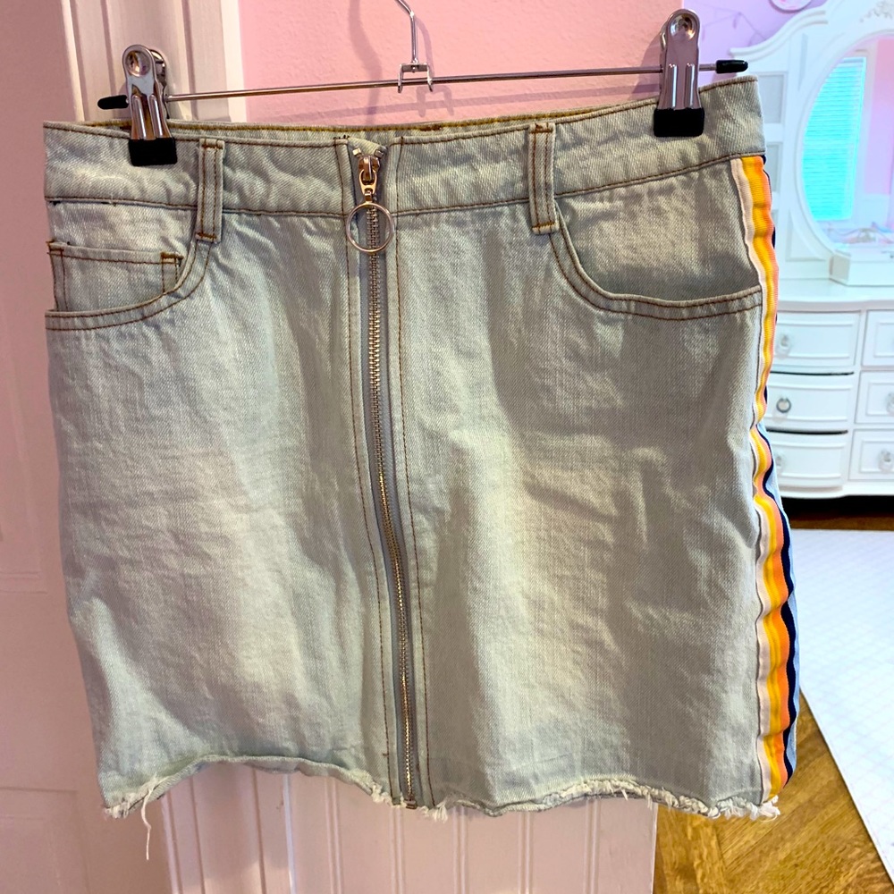 Trendy Denim Skirt